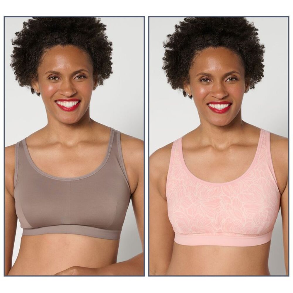 Anybody Women's Bra Sz S Intimates Lycra Mesh Back Lounge Multi-colored